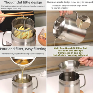 Multi-Functional Kitchen Cooking Oil Filter