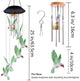 Solar Powered Hummingbird Wind Chimes