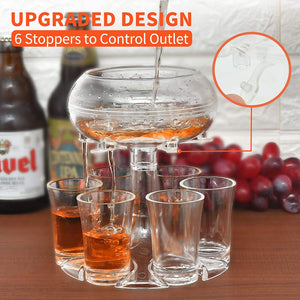(🎁Father's Day Hot Sale- 30% OFF)6 Shot Glass Dispenser and Holder