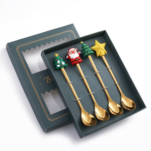 (🎄Christmas Early Special Offer - 30% OFF) Christmas Gift Cutlery Spoon Fork Set